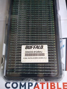 50 DD4333-512SHJ PC3200u-30330-B1 512MB 400MHz CL3 RAM Unbuffered BRAND NEW NIB! - Picture 1 of 4