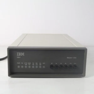IBM 5841 Modem 1200 External Serial Parallel Port Vintage Telecom Untested - Picture 1 of 6