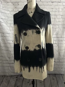 Michael Kors Ombre Wollmischung Zweireiher Peacoat Jacke Gr. 2 *defekt* - Bild 1 von 9