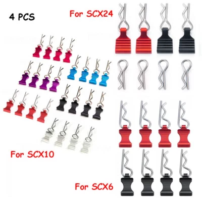 1/6 1/10 1/24 RC Car TRX4 SCX10 Fix Pins R Buckles RC Car Parts Shell Body Clips - Image 1 of 4