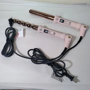 L'ange Le Perle Spiral Bubble Stab & Le Curl Blush Pink Lockenstab HT015B - Bild 1 von 4