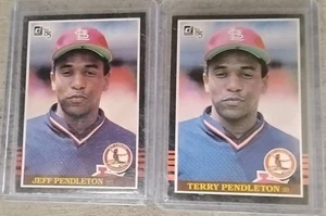1985 Donruss - Terry Pendleton #534 Jeff Pendleton Named on Front (RC) - Bild 1 von 2