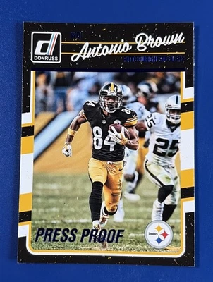 2016 Donruss Football Antonio Brown Pittsburgh Steelers #238 - Image 1 of 2