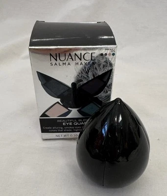 Nuance por Salma Hayek Sombra de Olhos Quad 075 Smokey Carvão Fumaça Teal Mist Novo Na Caixa - Imagem 1 de 4