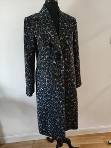 GOSSIP Clothing Mantel (Muster) UK10, Animal Print in blau - Bild 1 von 7