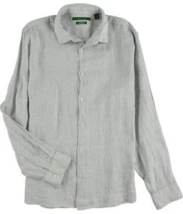 Perry Ellis Mens Tri Stripe Button Up Shirt, Multicoloured, X-Large - Picture 1 of 1