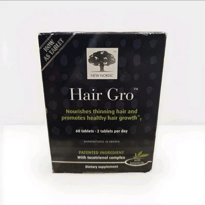 ✅ NEW NORDIC Hair Gro Natural Hair Growth Product - 60 Tablets - Exp: 11/2026 ✅ - Image 1 of 3