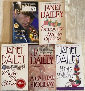 JANET DAILY - Christmas Stand Alone Novels Lot (5 book Lot) Contemporary Romance - Bild 1 von 2