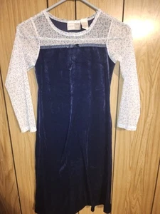Magic Girl, Girls Velvet Dress, Size Medium - Picture 1 of 3