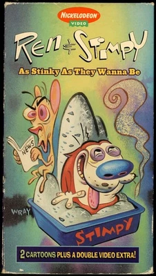 Ren & Stimpy: As Stinky As They Wanna Be Orange VHS Tape by Nickelodeon (1995) - Image 1 of 4