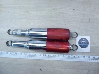 Yamaha YDS3 1966 Catalina Y21034) Juego Amortiguadores Traseros Izquierdos Derechos Suspensión Amortiguadores Foto 1 de 4