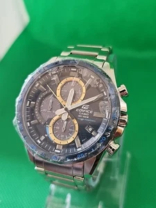 Reloj casio edifice 5585 oro cronógrafo energía solar (no disponible en línea) - Imagen 1 de 16