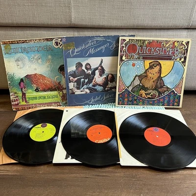 Quicksilver Messenger Service 3 LPs Just for Love, Solid Silver, Self Titled vtg - Image 1 of 4