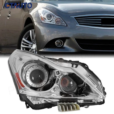 Right Passenger Side HID/Xenon Headlamp Assembly For 2010-2013 G37 2011-2012 G25 - Image 1 of 4