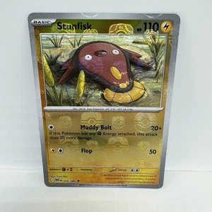 Juego de cartas coleccionables Pokémon 2025 S&V: White Flare Stunfisk Master Ball Pattern Holo 035/086 - Imagen 1 de 2