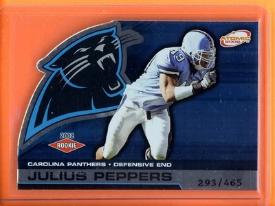 Julius Peppers Die-Cut Rookie /465 2002 Pacific Atomic #130 - Image 1 of 2