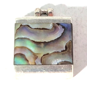 Lote de 2,6 G de Colección Plata de Ley SW Abulón Dije/Collar Colgante 7/27 - Imagen 1 de 3