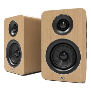 Bookshelf Speaker with Bluetooth, Optical, RCA - AZATOM Equinox M3 Oak - Picture 1 of 9