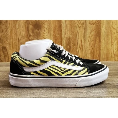 Vans Old Skool Zapatos de caña baja cebra para hombre 6,5 para mujer 8 negros Foto 1 de 4