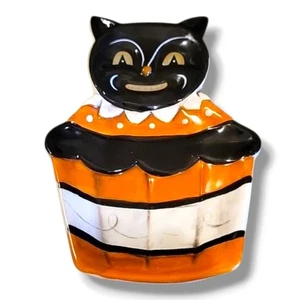 Reposacuchara Johanna Parker Halloween naranja y negro - Imagen 1 de 7