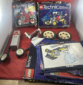 LEGO Technic Vintage Lot Boxes, Manuals, and Parts