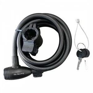 Sunlite Keyed-Alike 12mm Cable Lock with Bracket | Fleet & Shop Use - Picture 1 of 1