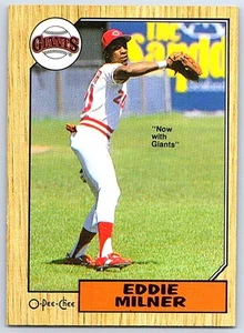 1987 O-Pee-Chee Eddie Milner San Francisco Giants #253 - Picture 1 of 2