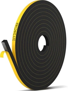 Draught Excluder Tape Foam Adhesive DIY Doctor Strip Door Window 5m 10m 20m - Picture 1 of 14