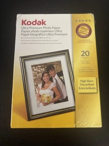 SEALED Kodak Ultra Premium Photo Paper 20 Sheets High Gloss 5x7 - Picture 1 of 2