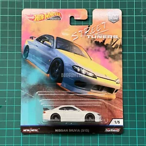 Hot Wheels Premium|Street Tuner Nissan Silvia (S15) Bianco 1/5 JDM Raro Boxato - Foto 1 di 1