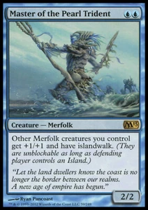 MTG MASTER OF THE PEARL TRIDENT EXC - SIGNORE DEL TRIDENTE PERLACEO - M13 - Imagen 1 de 1