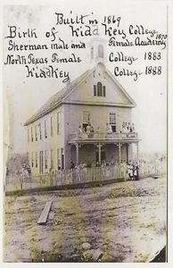 Postcard TX Sherman Kidd Key College (Repro) (Women's College, 1869-1935) MINT - Picture 1 of 1