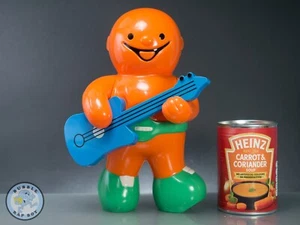 JELLY BABY GUITARIST MONEY BANK BERTIE BASSETTS VINTAGE ADVERTISING 9½" TALL - Picture 1 of 14