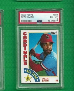 1984 Topps Ozzie Smith St. Louis Cardinals AS #389 🚀😳💥 PAS grado 6 - Foto 1 di 2