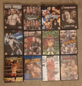 WWE 2012 PPV Komplett DVD Blu-ray Konvolut Sammlung 11 DVDs 1 Blu-ray 14 Discs - Bild 1 von 2