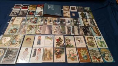 003, Collection of 195 pcs Postcards, Richman Family, NJ, 1900s-1920s, FREE S&H - Image 1 of 4