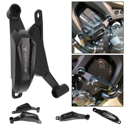 Funda protectora de motor cubierta deslizante protectora para Yamaha MT09 TRACER FJ-09 XSR900   Foto 1 de 4
