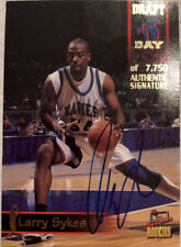 Larry Sykes Xavier Basketball Autograph Signature Rookies Card 1995 Auto NBA