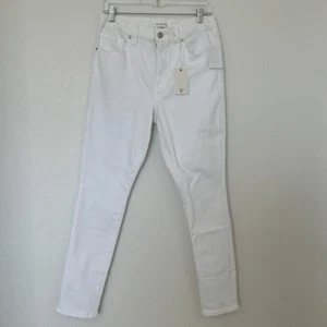 Jeans ajustados Good American Good Legs en blanco NUEVOS NUEVOS CON ETIQUETAS - Imagen 1 de 4
