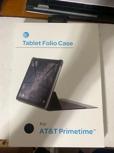 AT&T Primetime ZTE Tablet Case Soft Silicone Protective Cover Black Shockproof - Picture 1 of 6