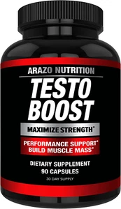 TestoBoost Test Booster Supplement - Potent & Natural Herbal Pills - Boost - Picture 1 of 7