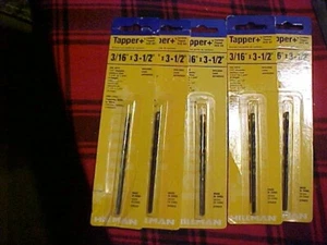 Qty 5 3/16" x 3 1/2", Tapper Carbide Tipped Drill Bit With free shipping - Picture 1 of 2