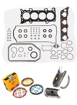 FIT 09-11 ACURA TSX  2.4L K24Z3  FULL GASKET NPR RING MAIN & ROD BEARINGS - Image 1 of 4