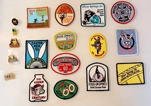 Lot Bicycle Club Ride Rally Patches Aurora Bicycle Club Silver Springs Retro 90s - Picture 1 of 7