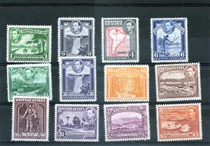 Br Guiana 1938 pictorials set cpte SG 308 - 19 (12 vals) superb L/M, cat £110+ - Picture 1 of 1