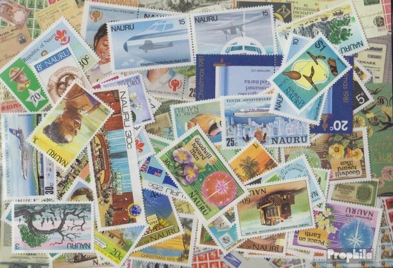Nauru Stamps 100 different stamps - Image 1 of 1