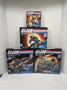 G.I.Joe 4 X Construction Set Lot Hasbro 452 Pieces And 7 Characters Toy Gift - Picture 1 of 1