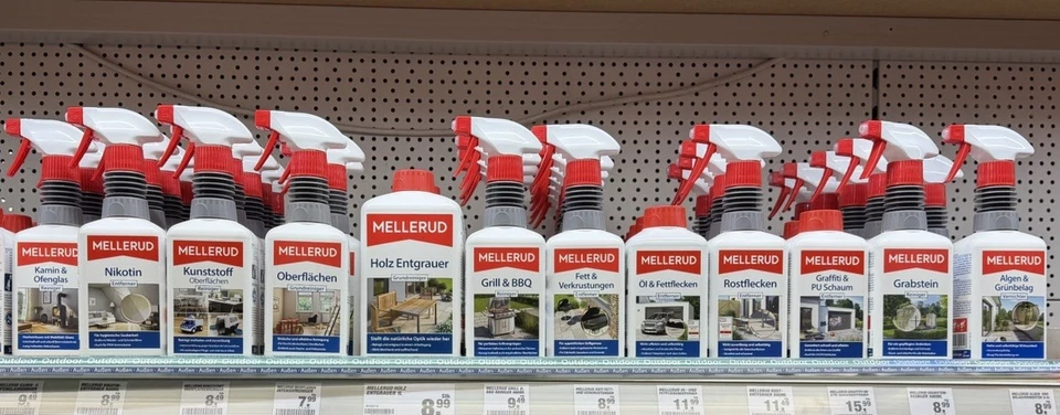 RAUS DAMIT! 3er Pack Mellerud Reiniger 3x 0,5 Liter Sprühflaschen MULTIBUY! - Bild 1 von 1