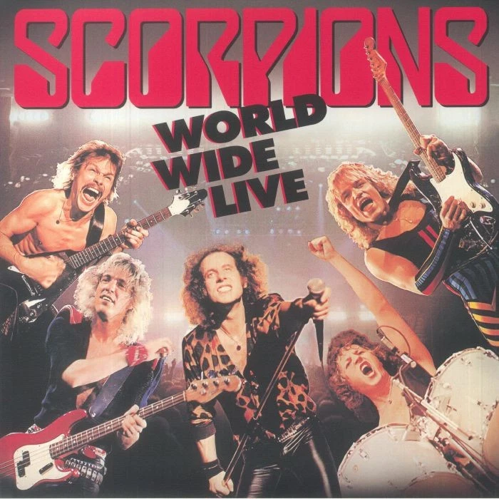 SCORPIONS - World Wide Live (reissue) - TRANSLUCENT ORANGE VINYL 2XLP - Image 1 of 1