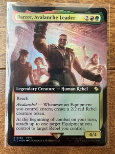 Magic MTG Final Fantasy - Barret, Avalanche Leader EXTENDED ART FOIL 0166 - Bild 1 von 3